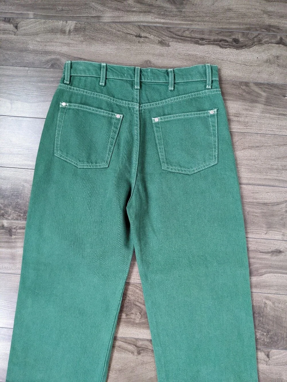 Reformation Women's Jeans Cowboy High Rise Straight Jeans Green Size 28 - Picture 8 of 12